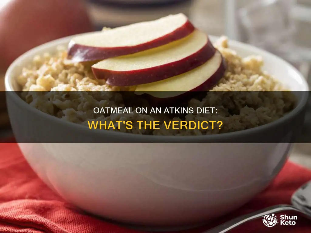 is oatmeal ok for atkins diet