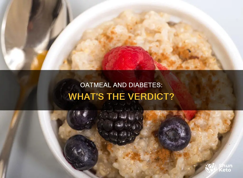 is oatmeal ok for diabetic diet