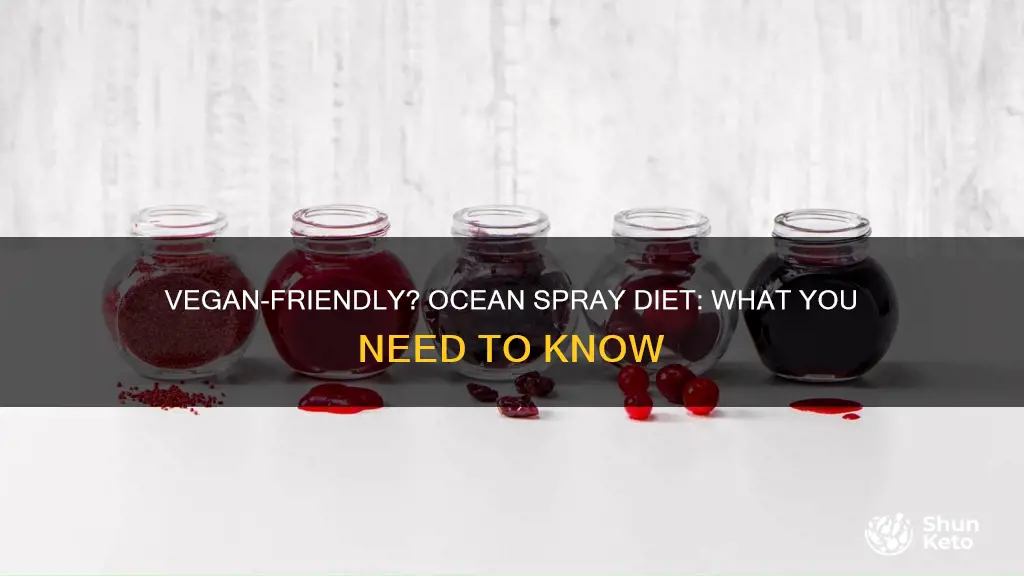 is ocean spray diet 5 vegan