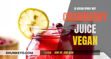 Ocean Spray Diet Cranberry Juice: Vegan or Not?