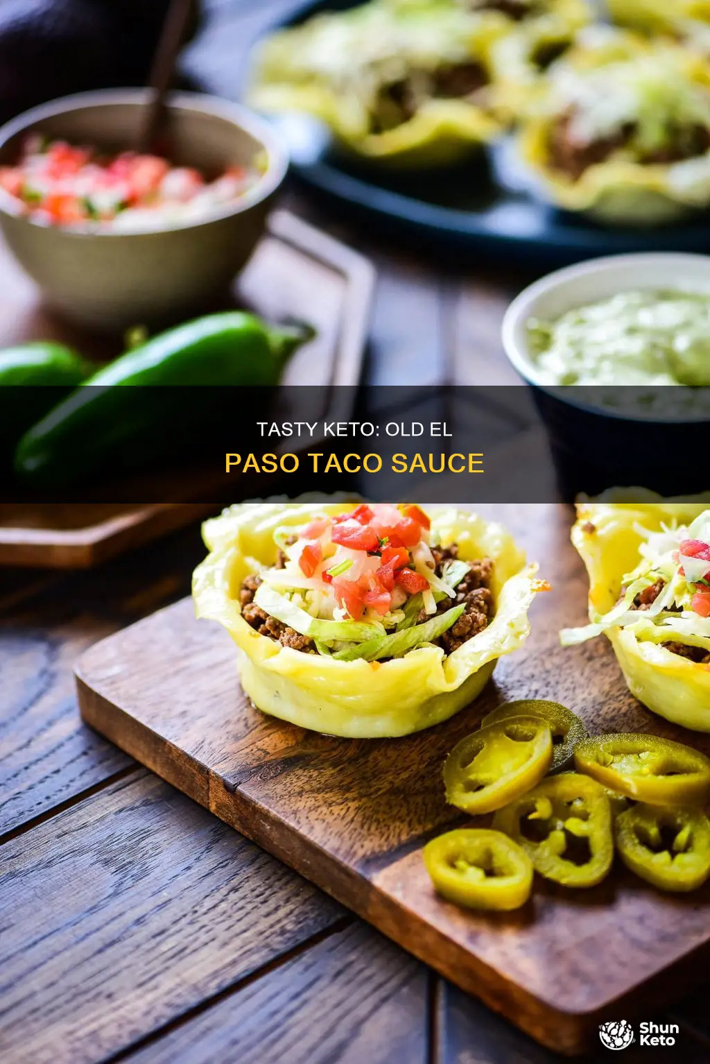 is old el paso taco sauce keto