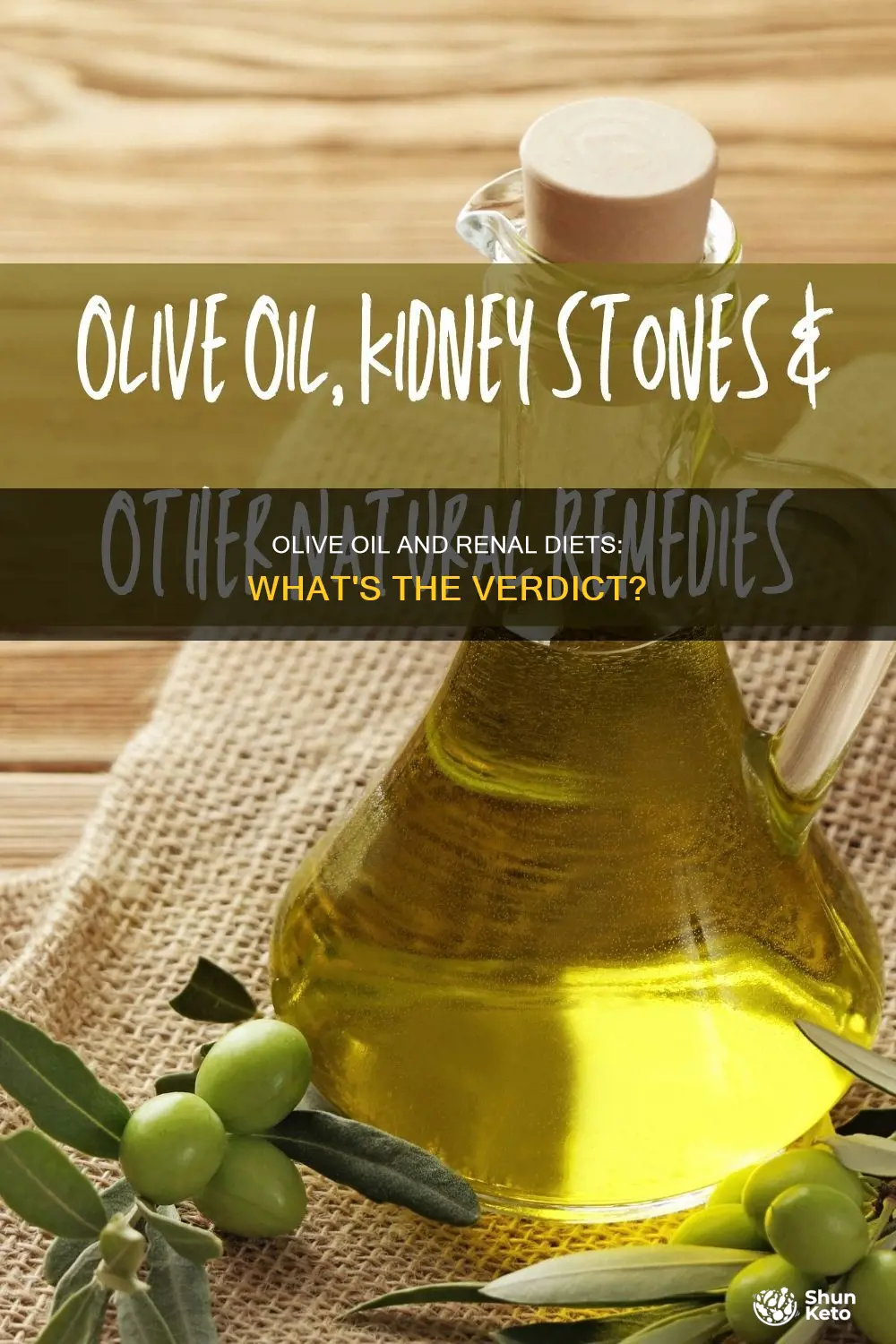 is olive oil ok on a renal diet
