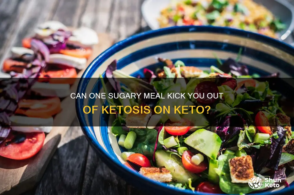 is one sugar meal destroyed the keto diet