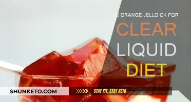 Clear Liquid Diets: Is Orange Jello Allowed?