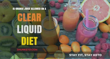 Clear Liquid Diet: Is Orange Juice Permitted?