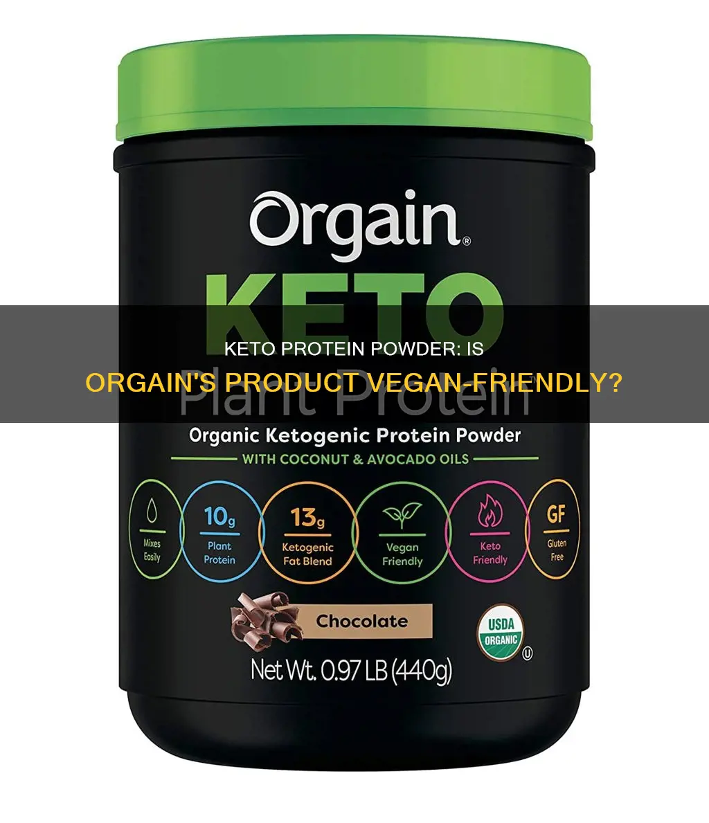 is orgain keto protein powder vegan