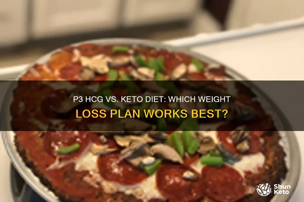 is p3 hcg equivalent to keto diet