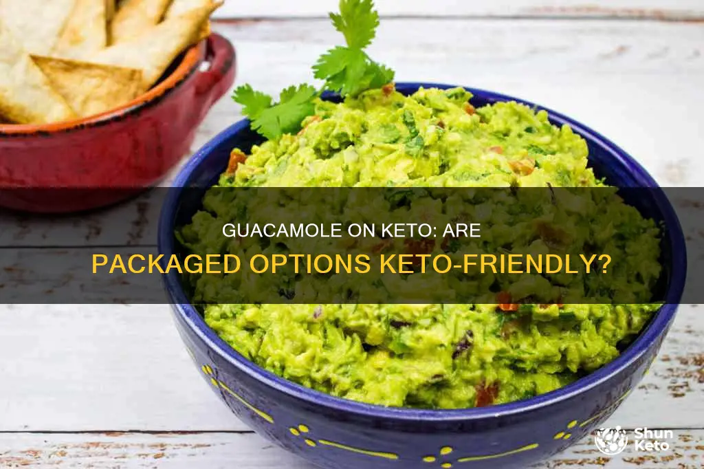 is packaged guacamole okay for keto