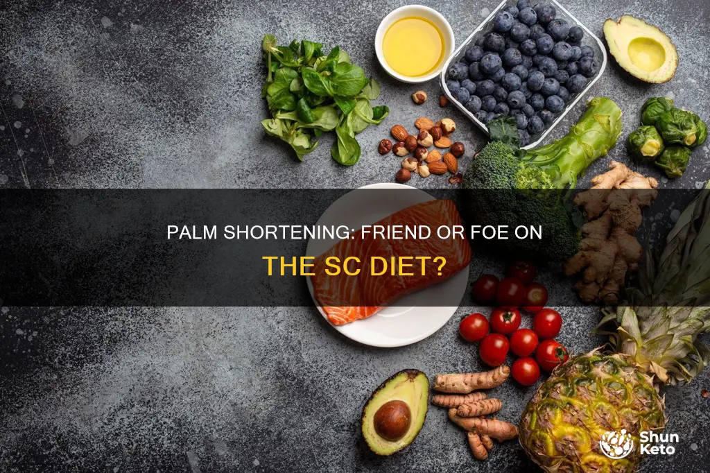 is palm shortening ok for sc diet