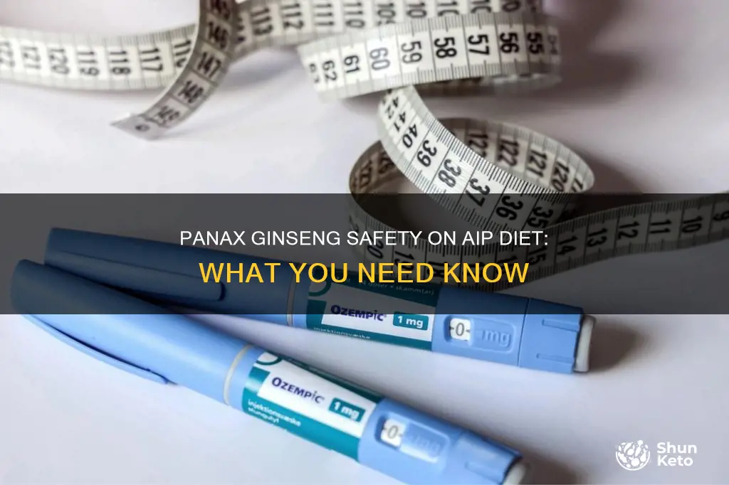 is panax ginseng safe to take on aip diet