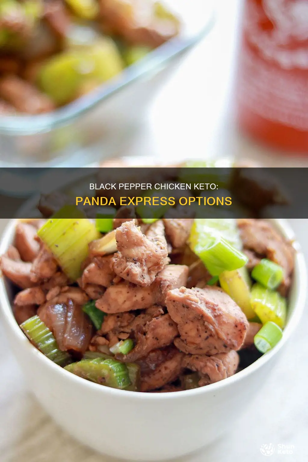 is panda express black pepper chicken keto