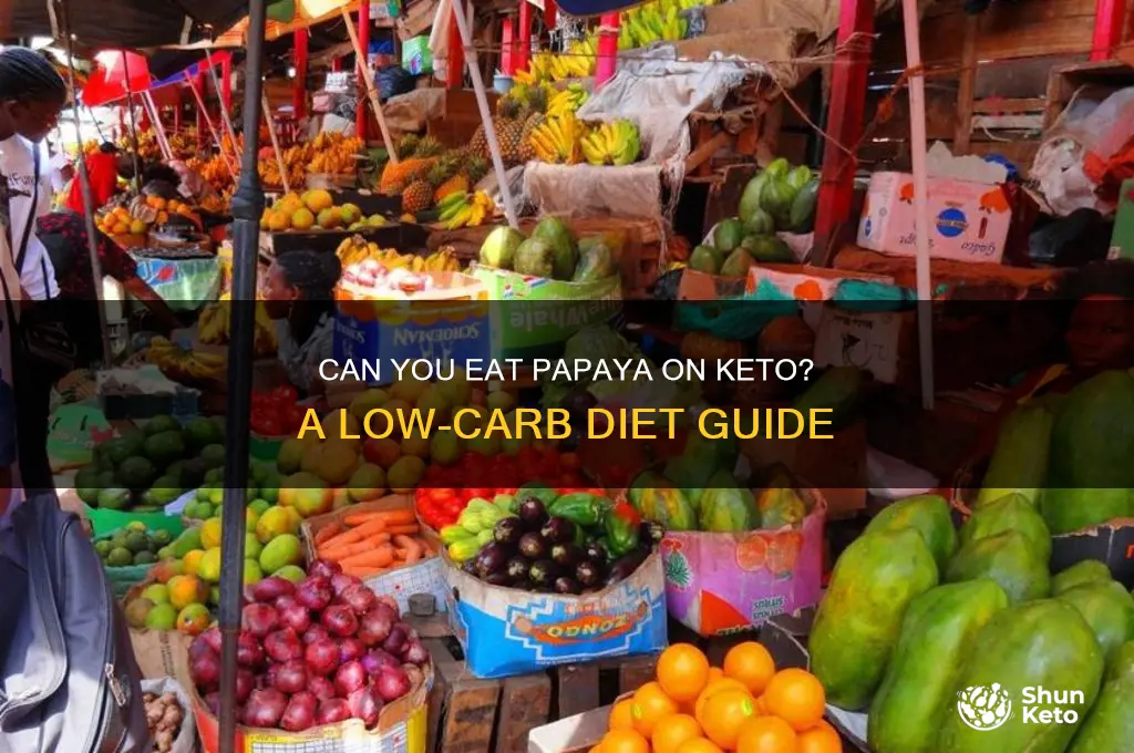 is papaya allowed in keto diet