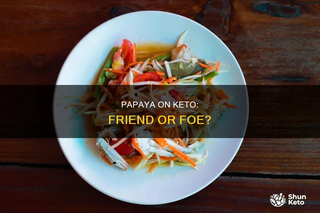 is papaya allowed on ketogenic diet