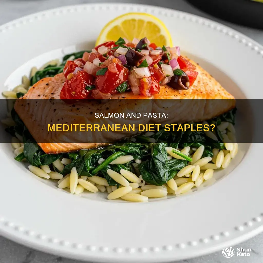 is pasta and salmon part of the mediterranean diet