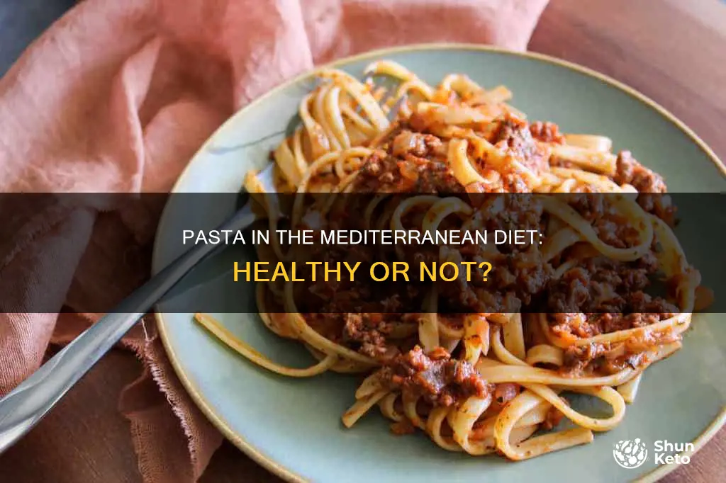 is pasta part of the mediterranean diet