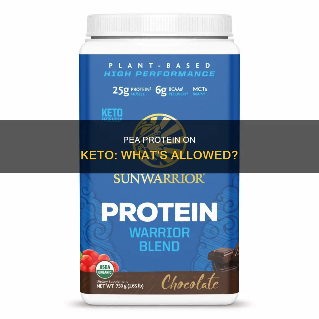 is pea protein allowed on keto