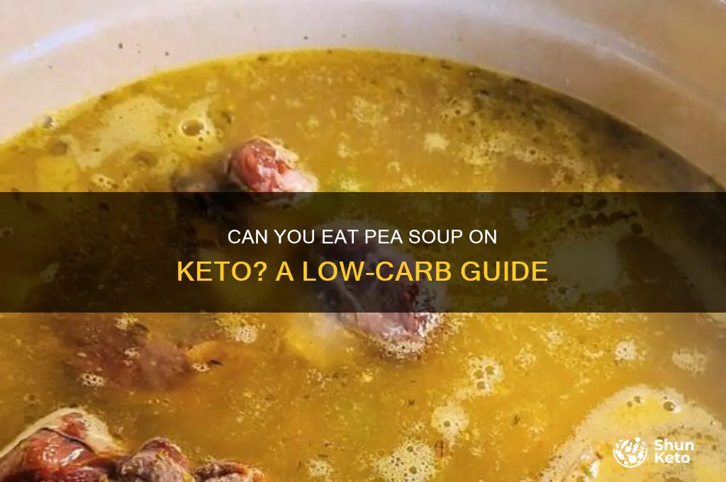 is pea soup ok on keto diet
