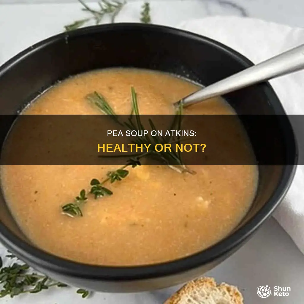 is pea soup ok on the atkins diet