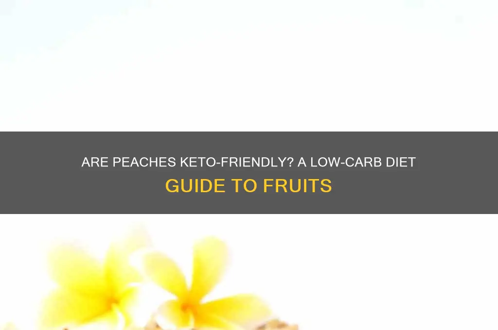 is peaches keto