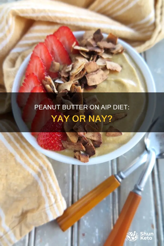 is peanut butter allowed on aip diet