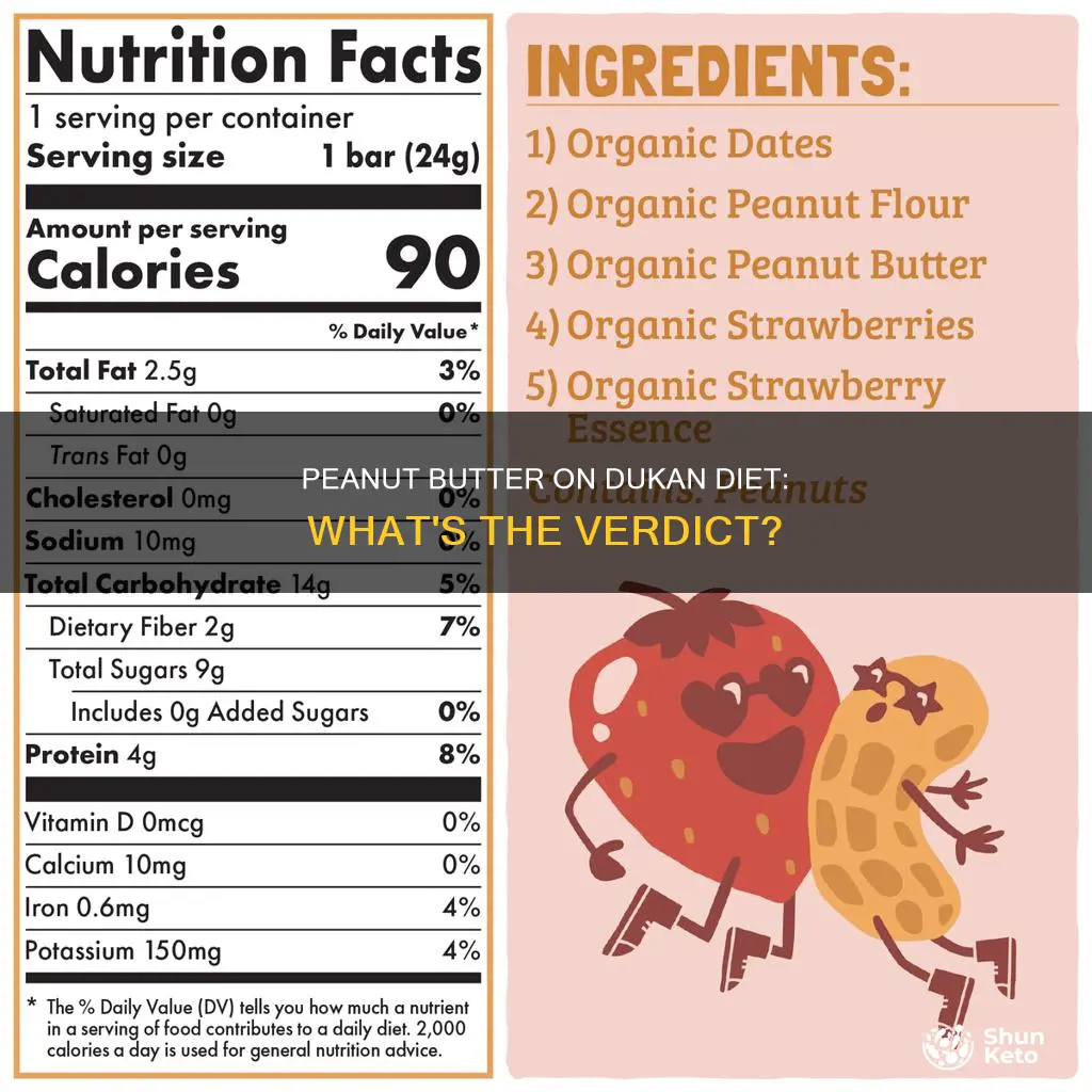 is peanut butter allowed on dukan diet