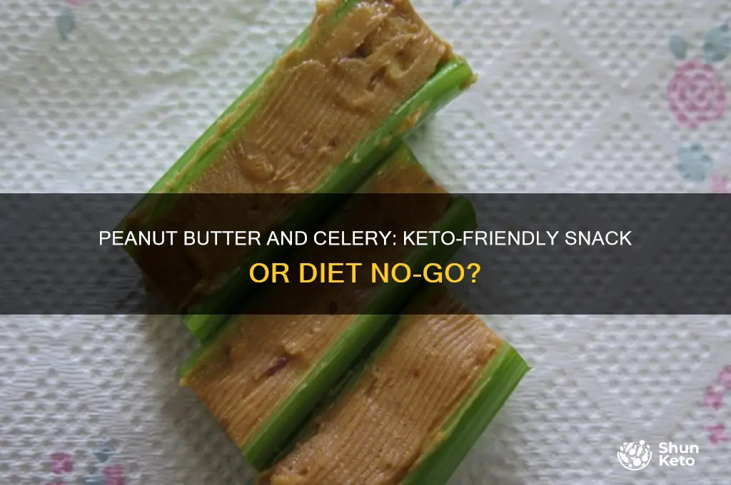 is peanut butter and celery on the keto diet