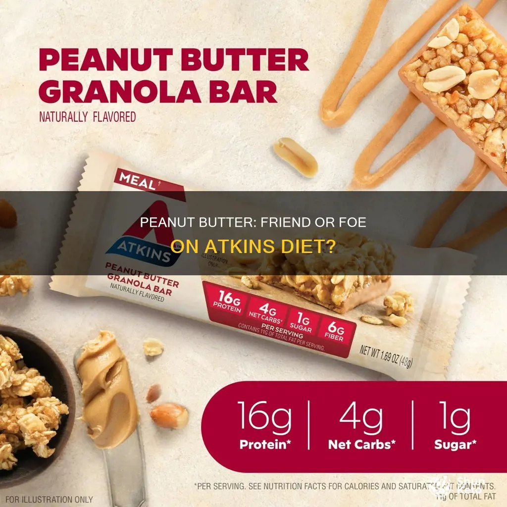 is peanut butter ok for atkins diet