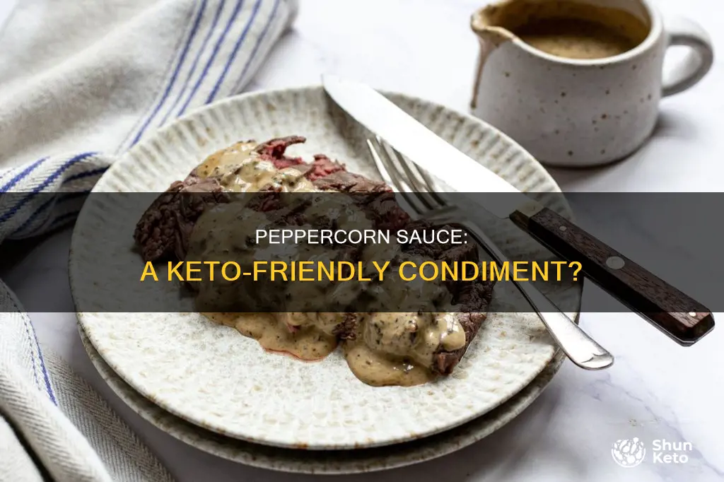 is peppercorn sauce keto