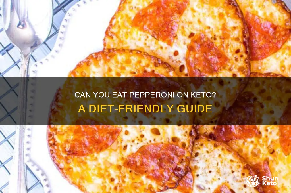 is pepperoni allowed on a keto diet