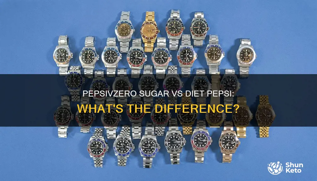 is pepsivzero sugar the same as diet pepsi