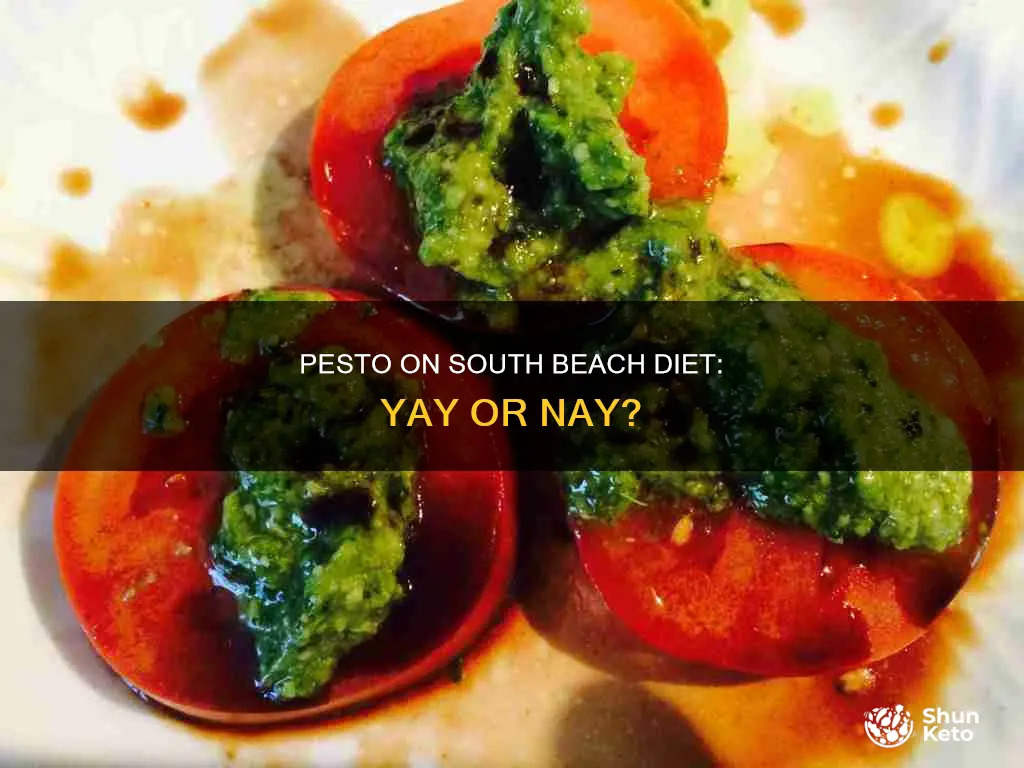 is pesto allowed on south beach diet