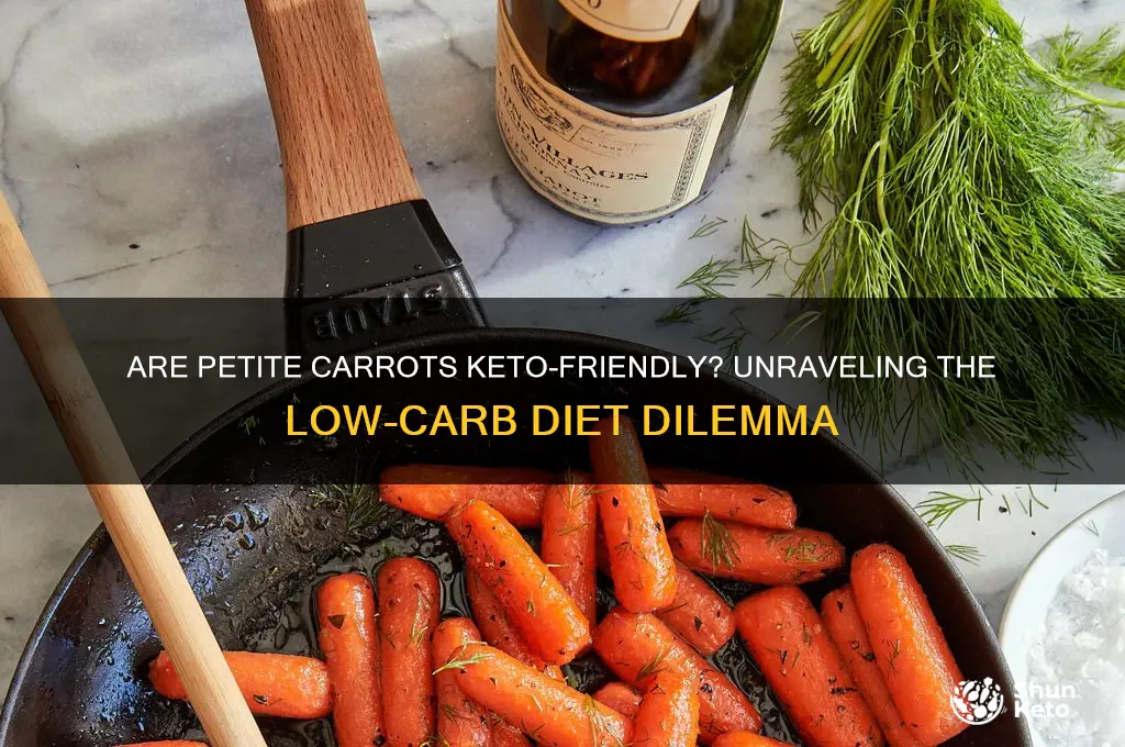 is petite carrots bad for keto diet