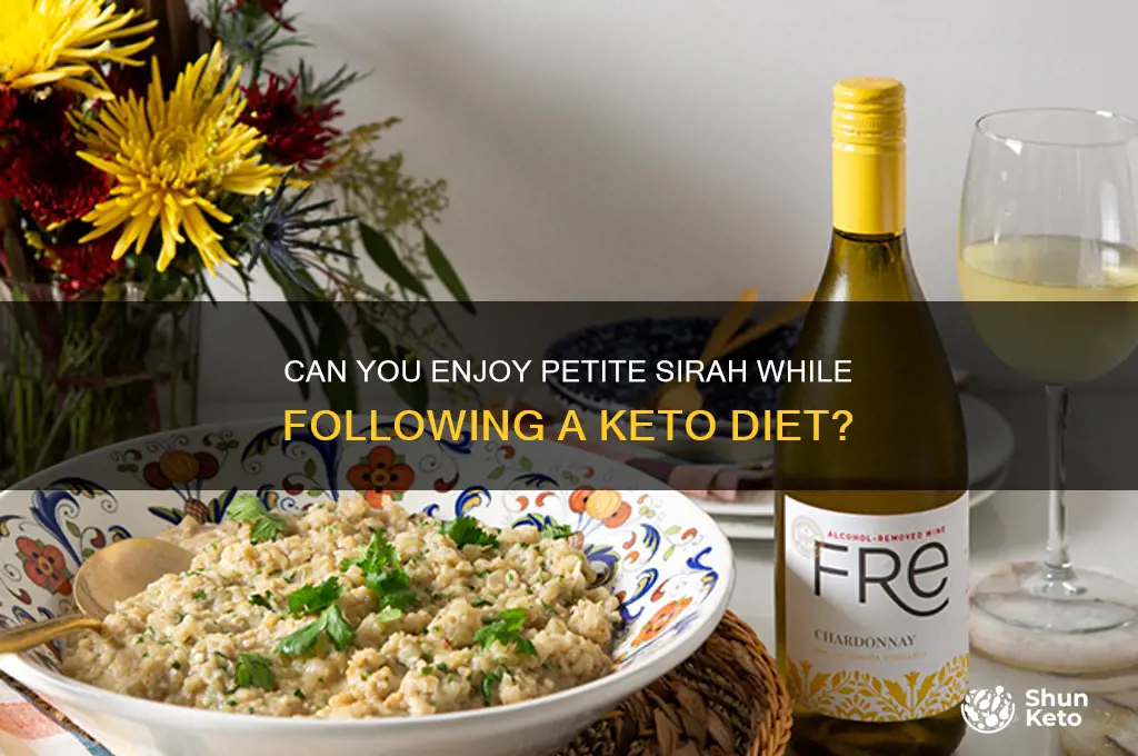 is petite sirah on keto diet