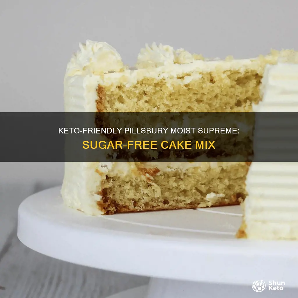 is pillsbury moist supreme sugar free cake mix keto