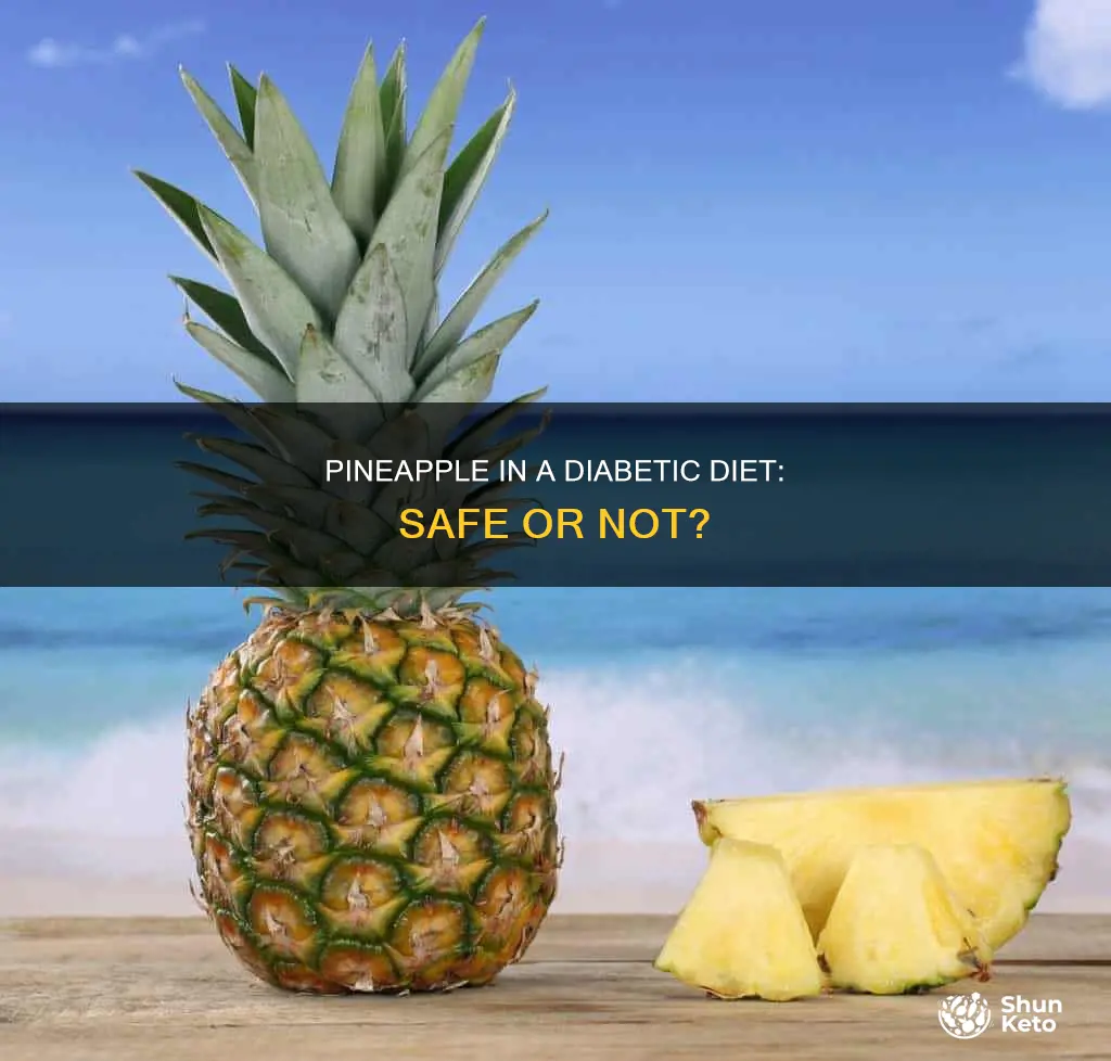 is pineapple acceptable in a diabetic diet