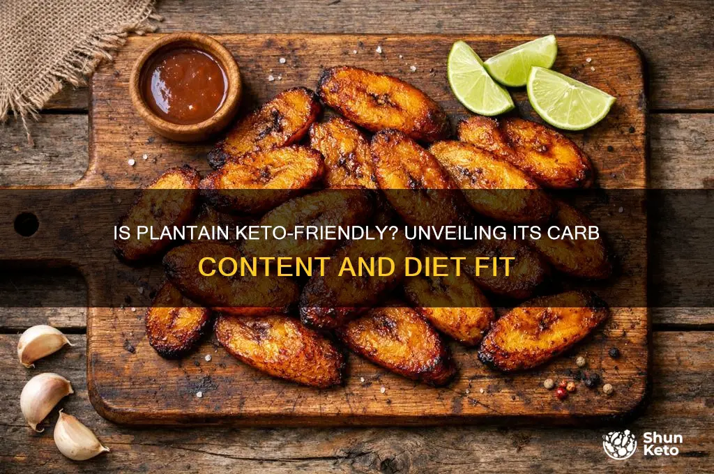 is plantain keto