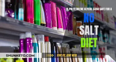 Polyethylene Glycol 3350: Safe for No-Salt Diets?