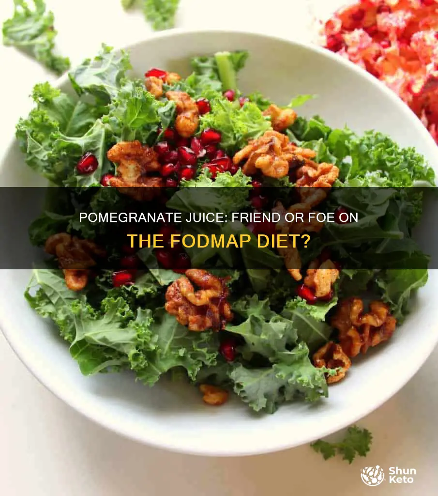 is pomegranate juice ok on the fodmap diet