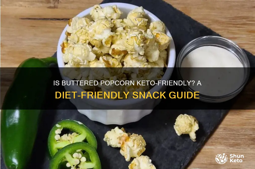 is popcorn with butter ok on keto diet