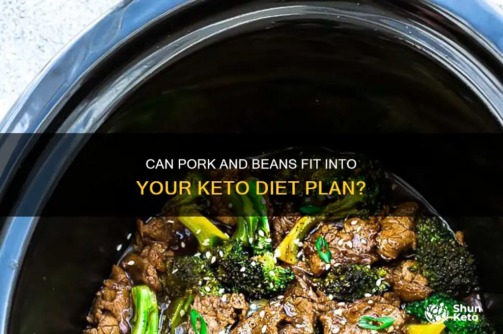 is pork and beans okay on the keto diet
