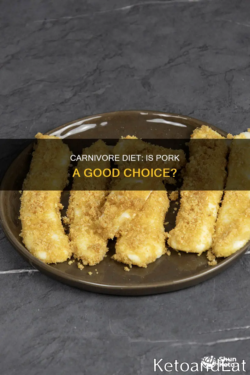 is pork ok for carnivore diet