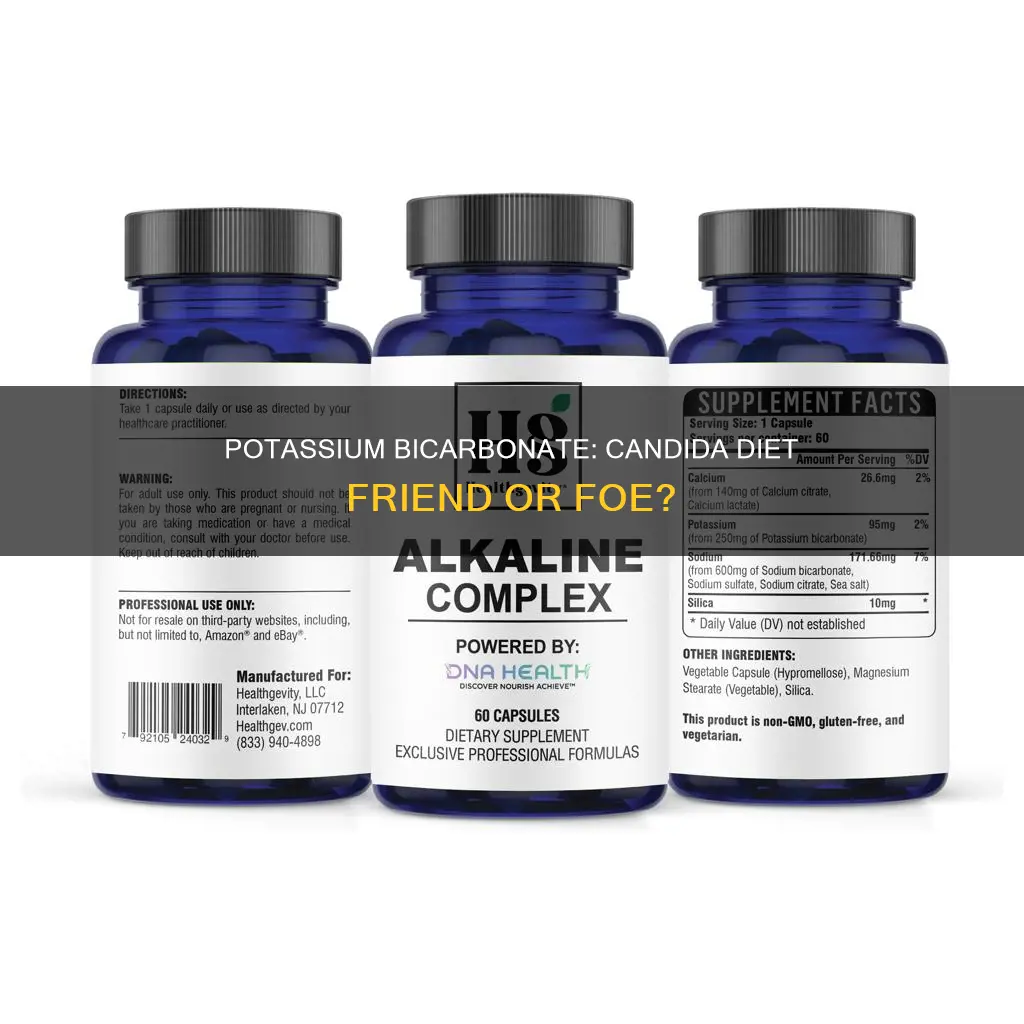 is potassium bicarbonate ok for candida diet