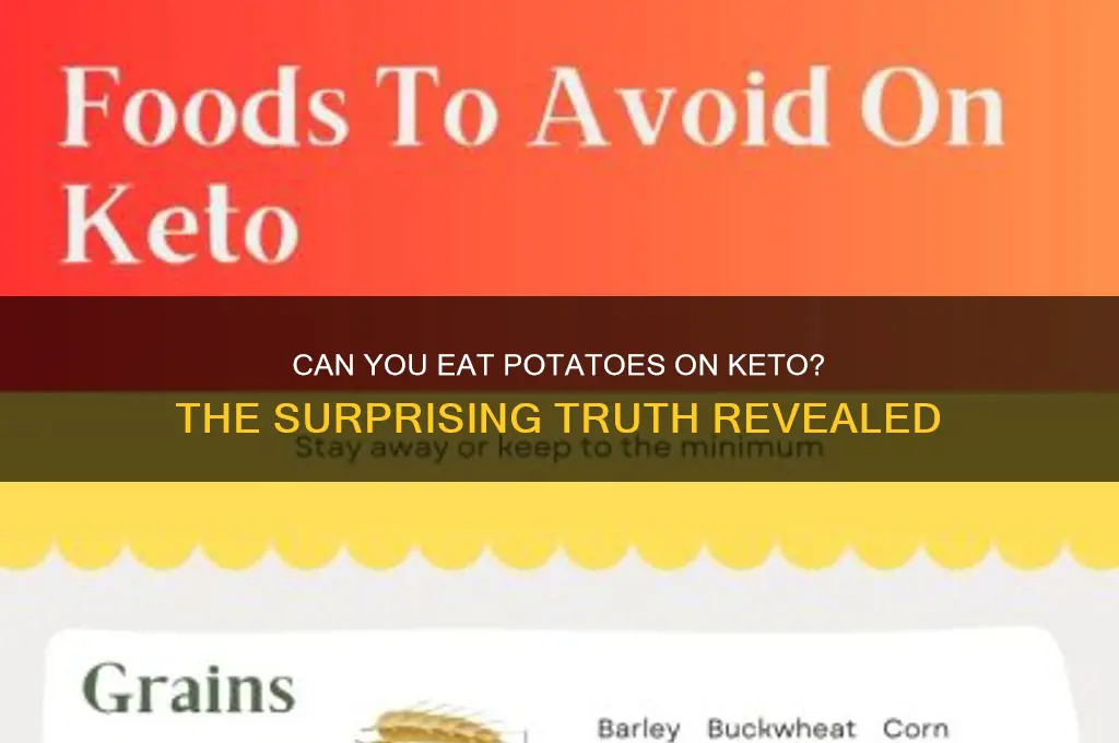 is potato allowed in keto diet