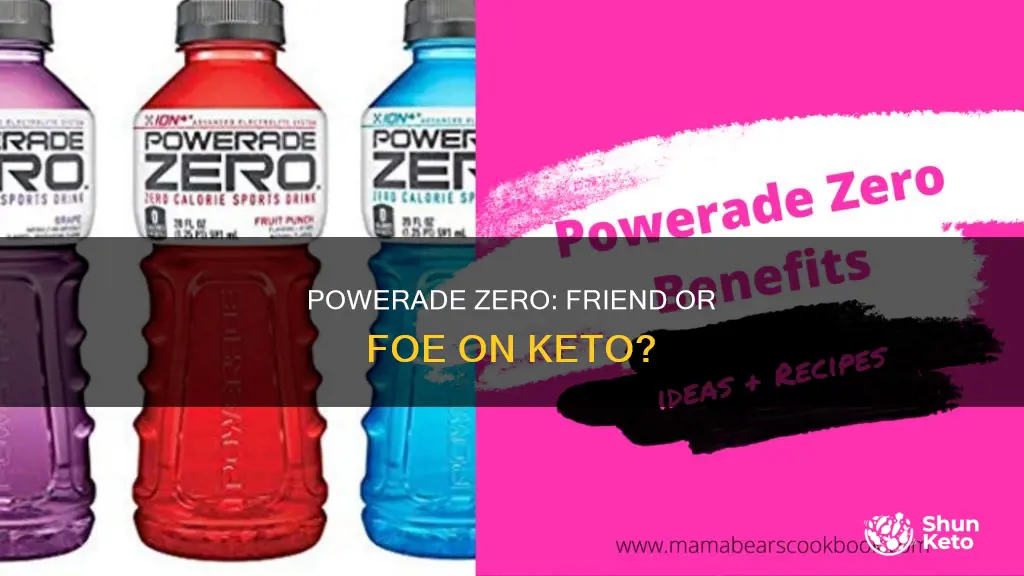 is powerade zero bad for keto