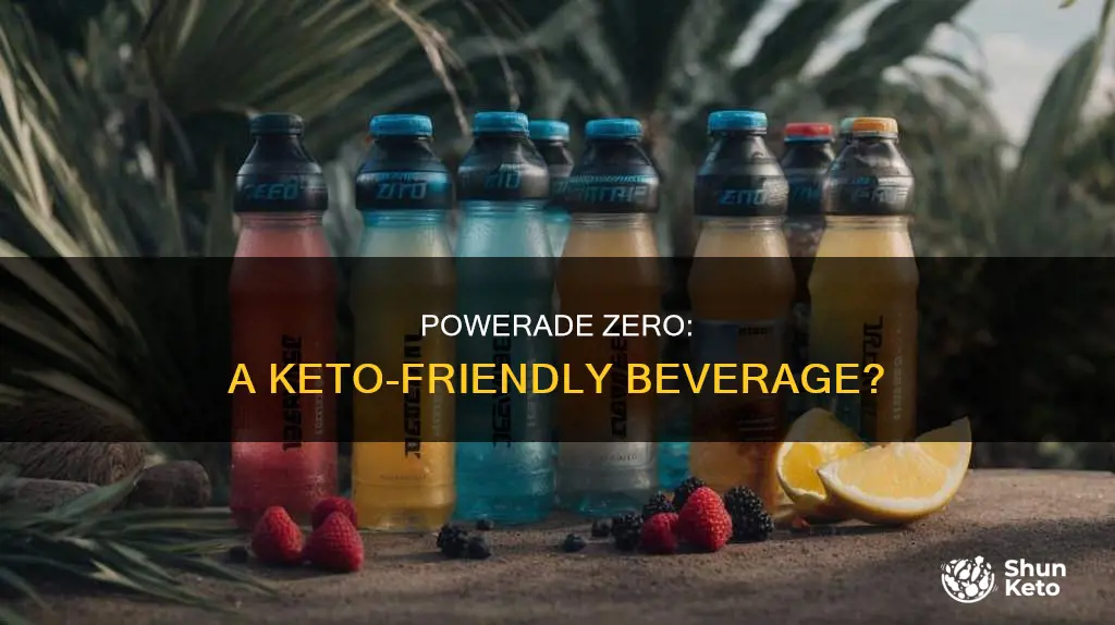 is powerade zero keto approved