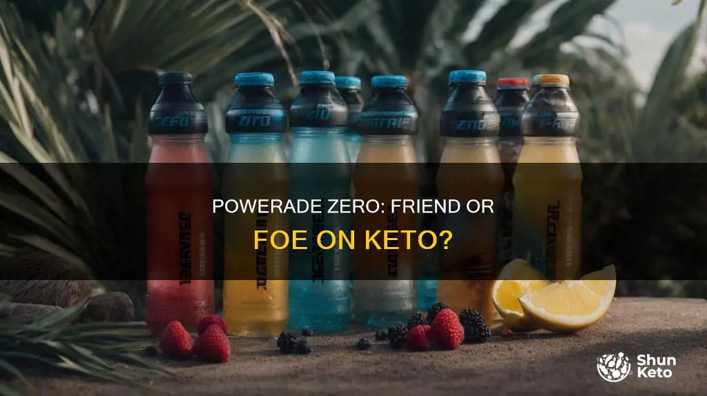 is powerade zero okay for keto