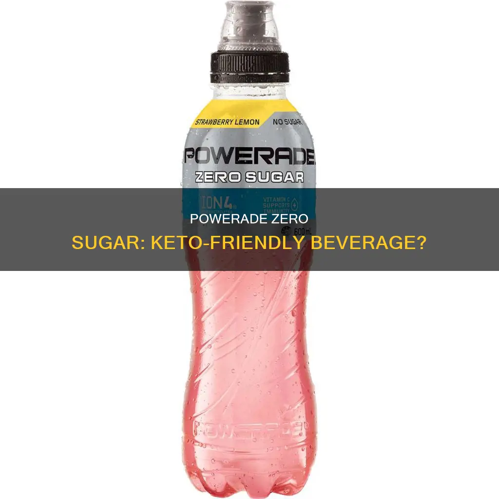 is powerade zero sugar keto