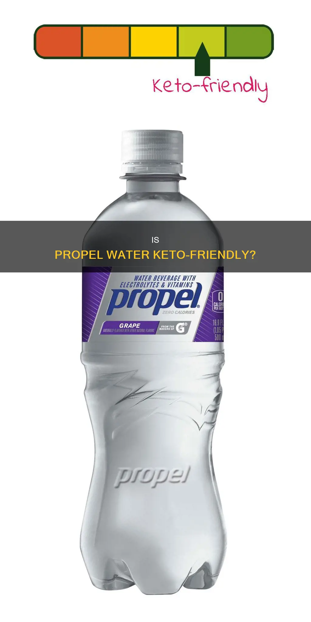 is propel water okay on keto