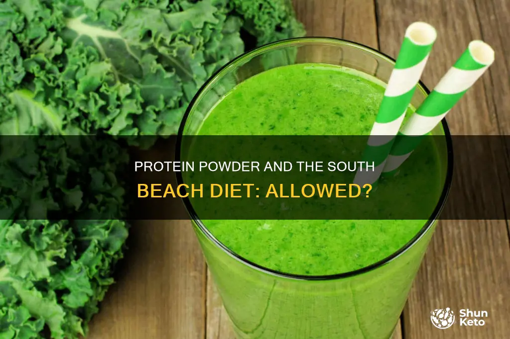 is protein powder allowed on south beach diet