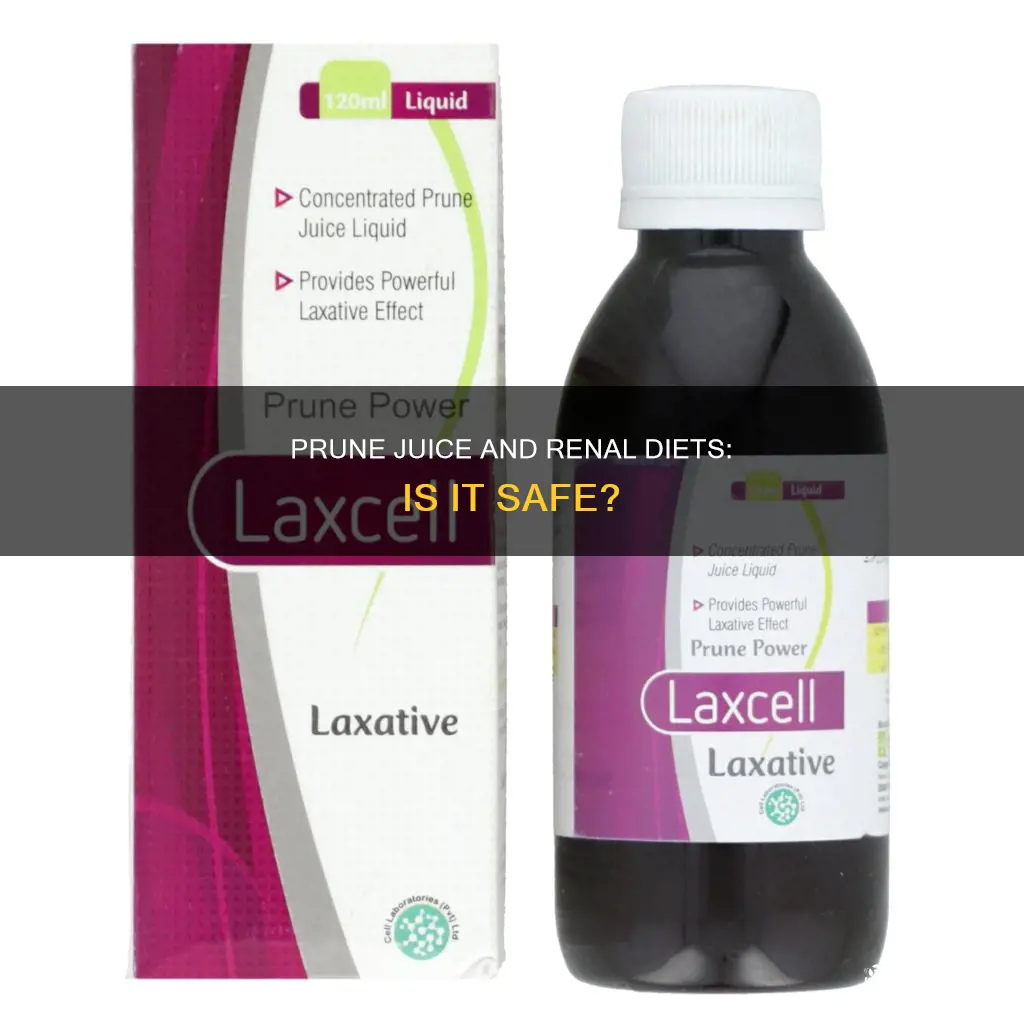 is prune juice ok for renal diet